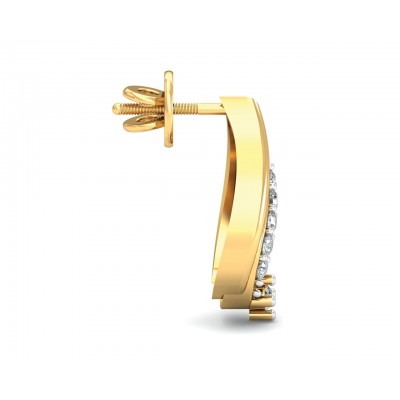 Gila Diamond Earrings in Gold